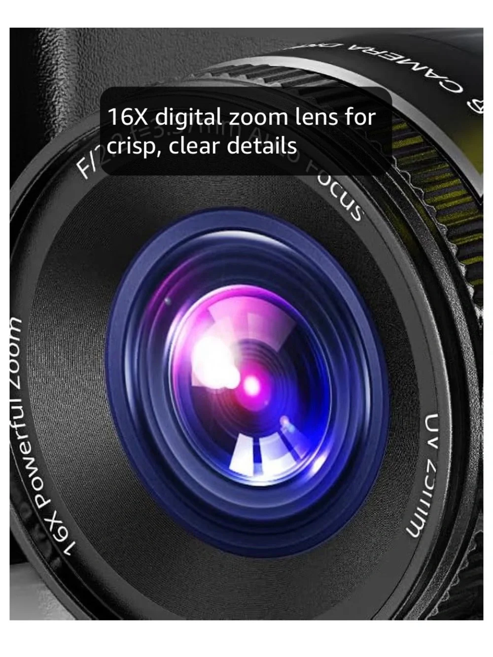 Compact 4K Digital Camera - Black